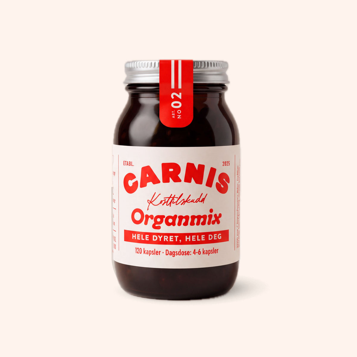 Carnis Organmix – 120 kapsler, 30 dager
